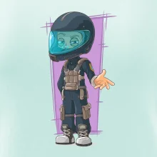 Vesmírný voják fialový