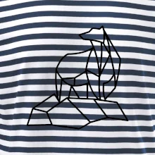 Geometrie lední medvěd na ledu