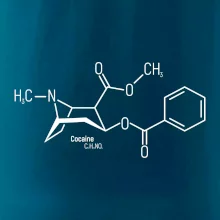 Molekulární struktura Cocaine Kokain