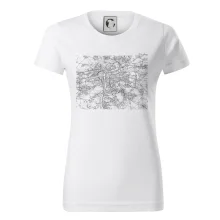 Mapy měst černobílé Praha