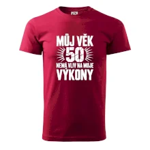 Můj věk nemá vliv na moje výkony