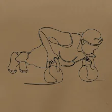 Kitebell posilování jedním tahem