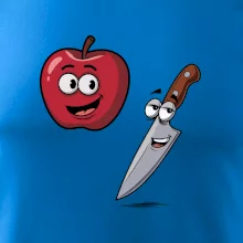 Parové triko - Jablko a nůž
