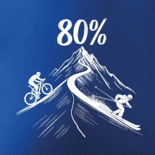 Narozeniny cyklista a lyžař 80