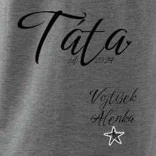 Táta od roku + jména dětí dole vlevo