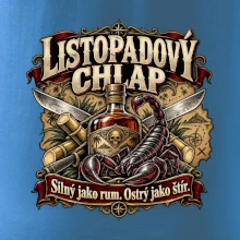 Listopadový chlap rum a ostrý štír