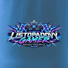 Listopadový gamer s neonovým herním ovladačem