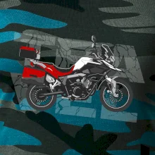 Cestovní enduro červená