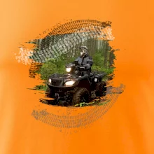 ATV čtyřkolka v lese