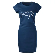 Kůň - bežící silueta hlavy