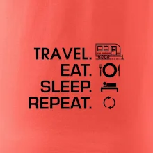 Eat sleep travel - Velký  přívěs