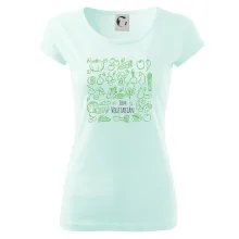 Jsem vegetarián - zelenina ve čtverci