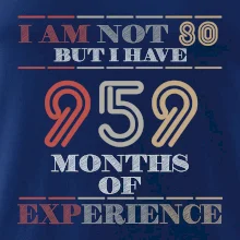 80 years 959 months of experience