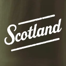Scotland Vintage nápis