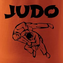Judo nápis + postavy