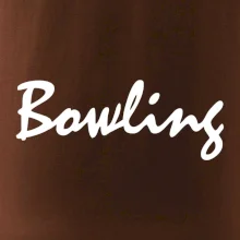 Bowling nápis psací