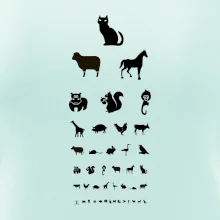 Oční test zvířatka