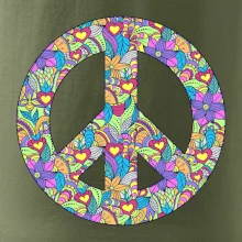 Peace symbol mandela