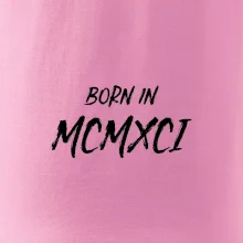 Born in - Římské číslo 1991