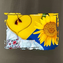 Ukrajina slunečnice a kroj