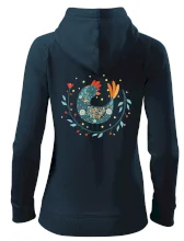 Folklor - slepice s kopretinou