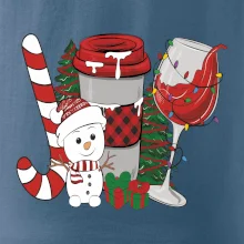 Vánoce, víno a sněhulák