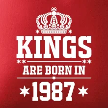 Kings are born in 1987