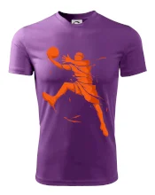 Basketball player splash