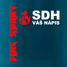 SDH nápis (oheň, firesport, název sboru - vlastní nápis)