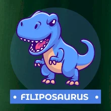 Dinosauří jména - modrý dinosaurus