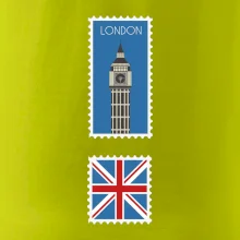 Londýn známka barevná