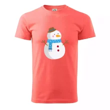 Sněhulák se šálou