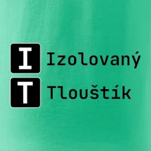 IT Nápis Izolovaný Tlouštík