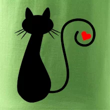 Zamilovaná kočka ocásek