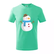 Sněhulák se šálou