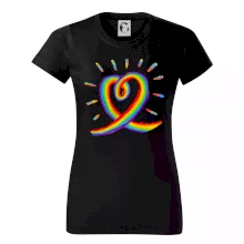 Srdce pride duha kreslená