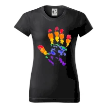 LGBT hand print