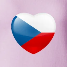 Česká vlajka srdce