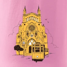 Mallorca - katedrála a tramvaj