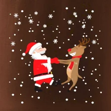 Tancující Santa a sob