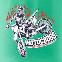 Motocross extreme sport fire