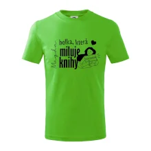 Černobílá holka, která miluje knihy - Vaše jméno