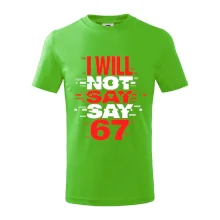 Červený - I Will Not Say SAY 67