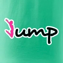 Jump - nápis a panáček Jump - nápis a panáček