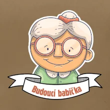 Budoucí babička kreslená