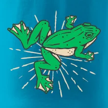 Žába zelená kreslená