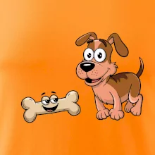 Parové triko - Pes a kost