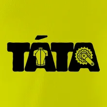 Táta nápis - cyklista