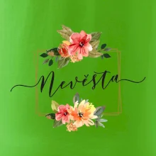 Nevěsta čtverec oranžový