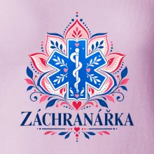 Záchranářka s ornamenty